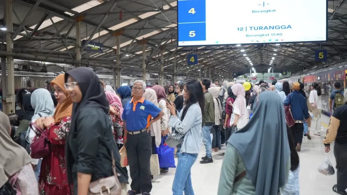 KAI Daop 2 Bandung Layani Hampir 415 Ribu Pelanggan Selama 12 Hari Angkutan Lebaran 2026
