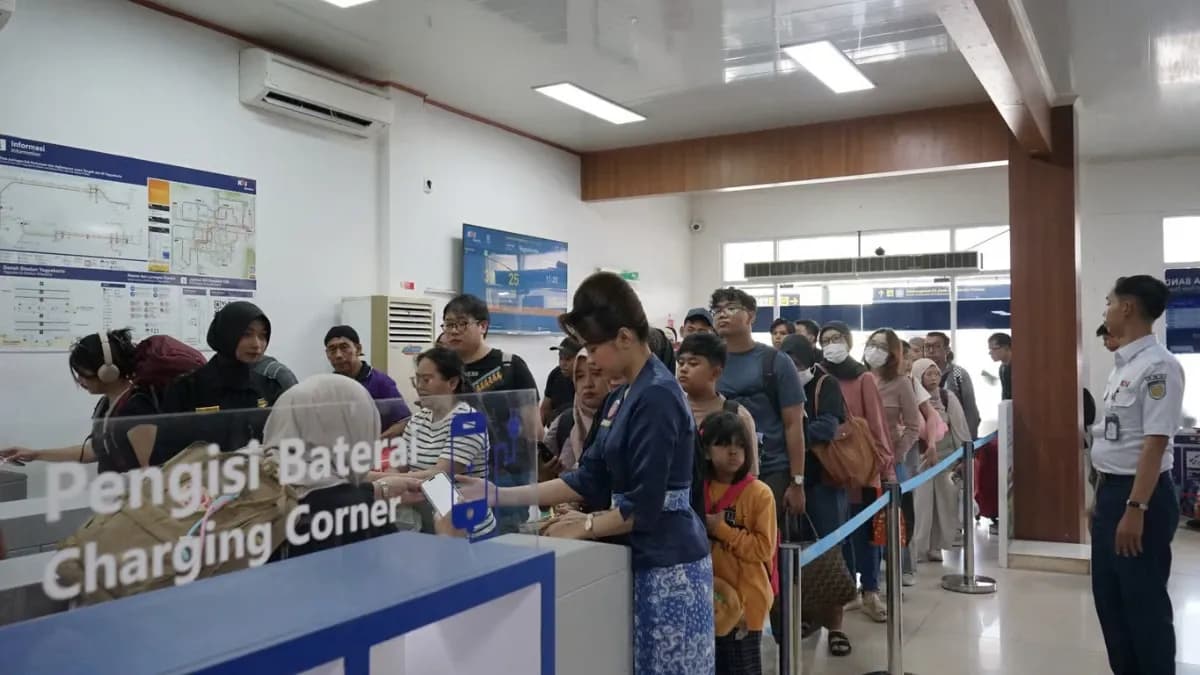 Hingga 12 Ribu Penumpang Gunakan KA Bandara di Yogyakarta, 29 Maret Jadi Puncak Arus Balik