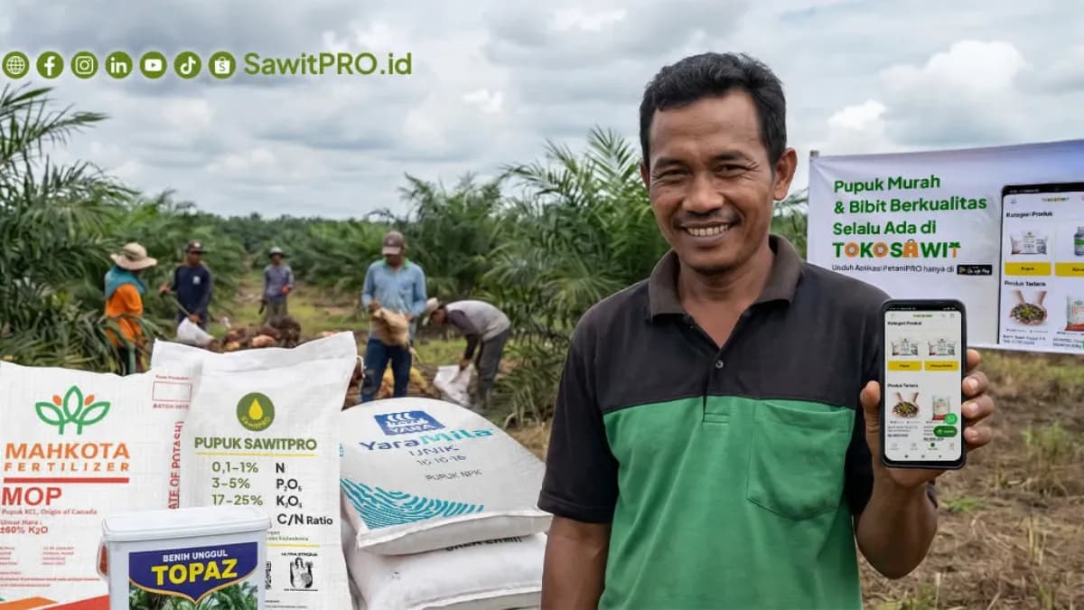 Di Tengah Ketidakpastian Global, SawitPRO Hadir Mempermudah Petani Mendapatkan Pupuk Sawit dan Benih Unggul