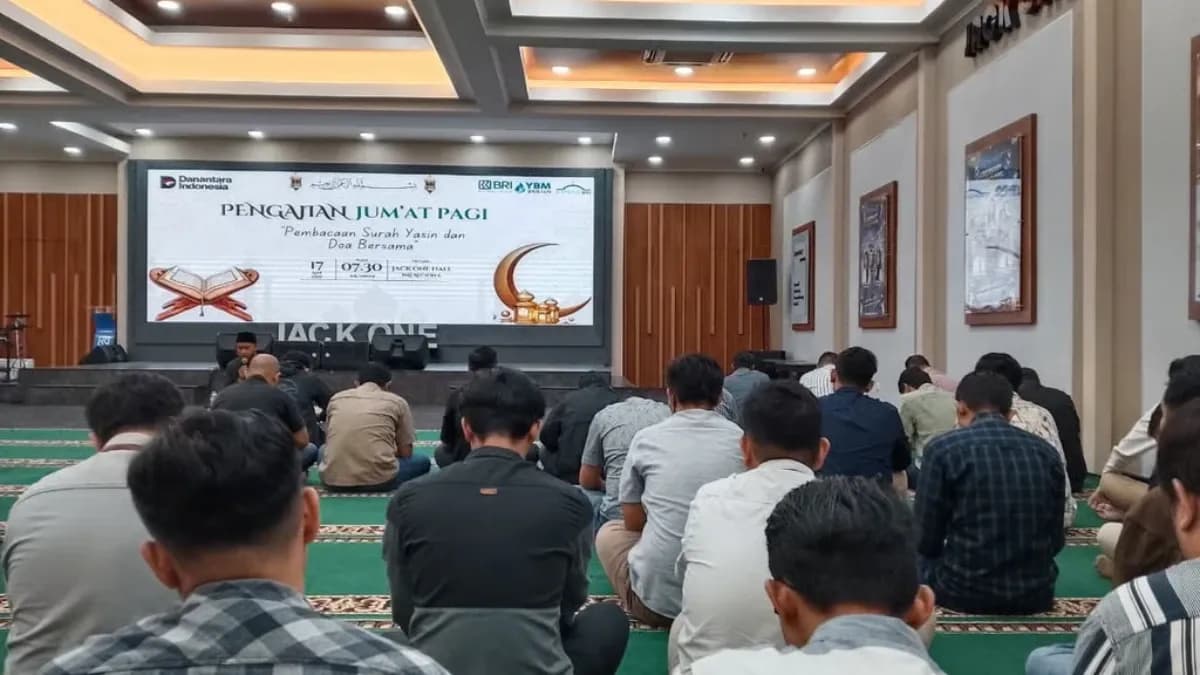Pengajian Rutin Jumat di BRI Region 6 Berlangsung Khidmat dan Penuh Kehangatan