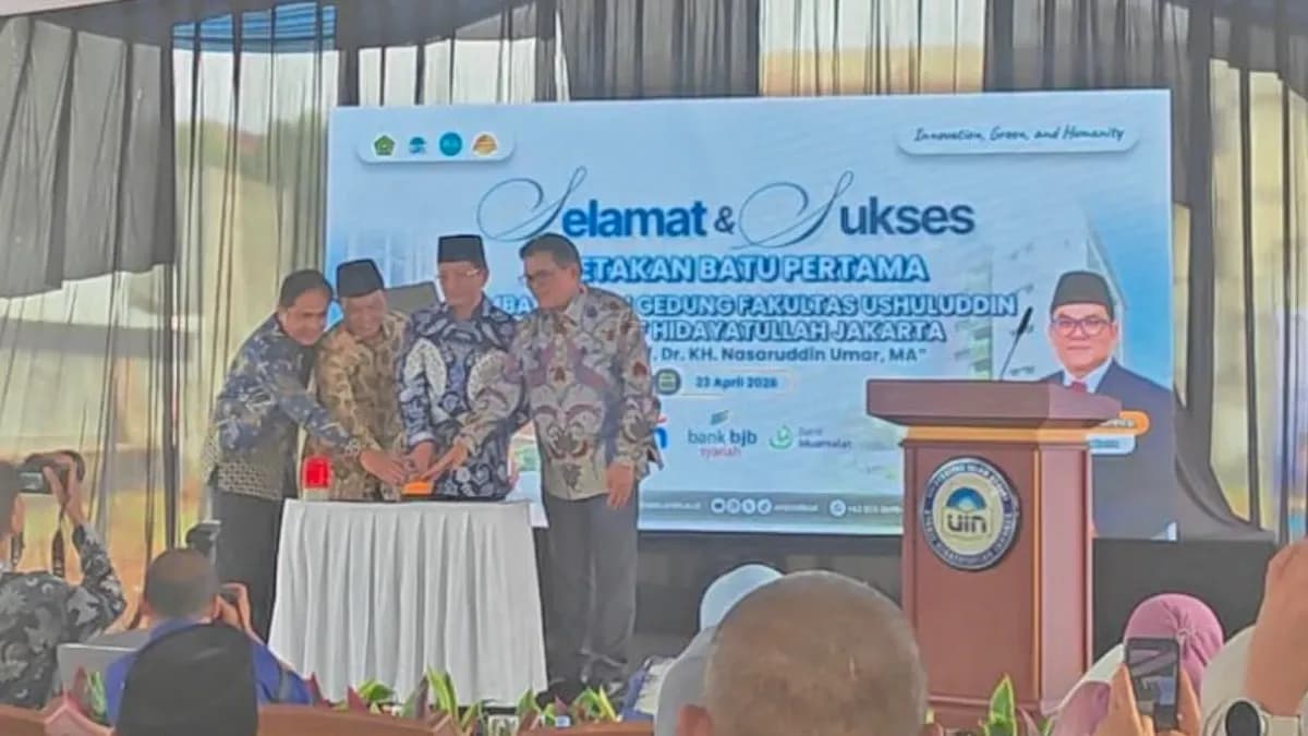 Pembangunan Gedung Fakultas Ushuluddin UIN Jakarta Diresmikan Menteri Agama RI