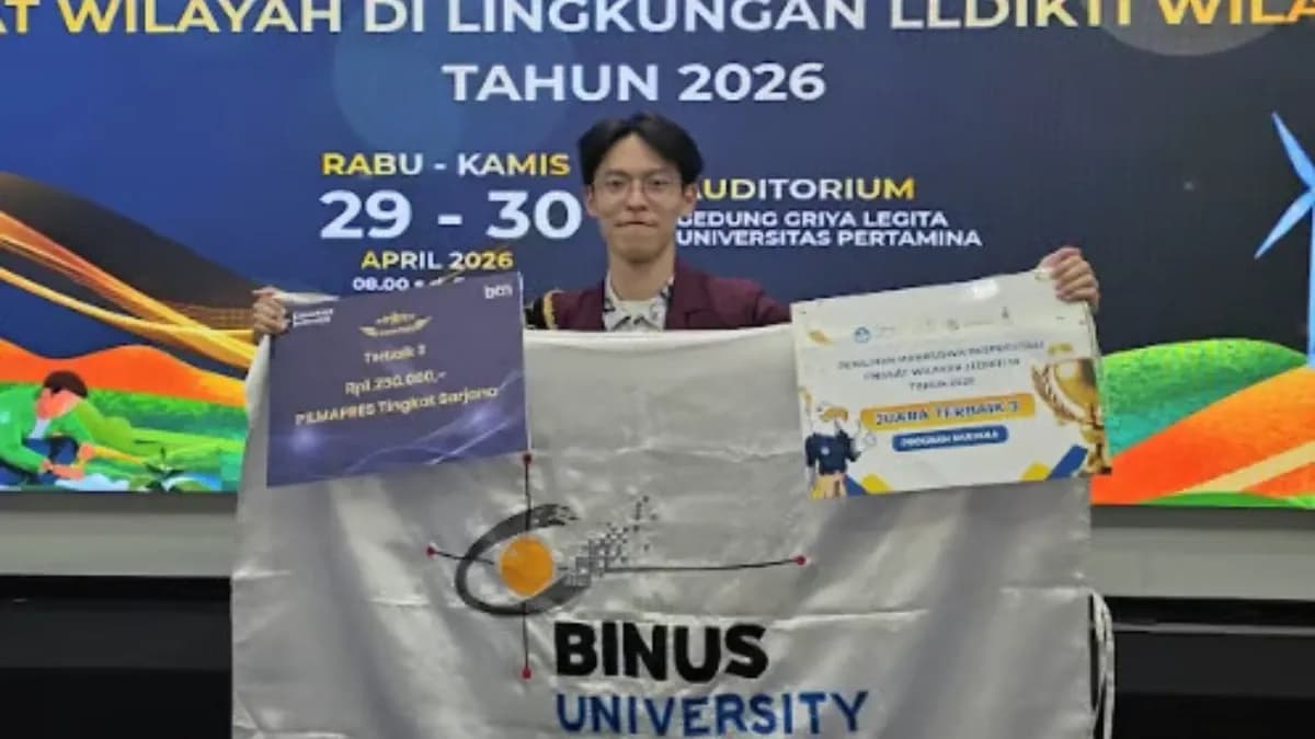 Perjalanan Mahasiswa BINUS University dalam Meraih Juara 3 Pilmapres LLDIKTI Wilayah III