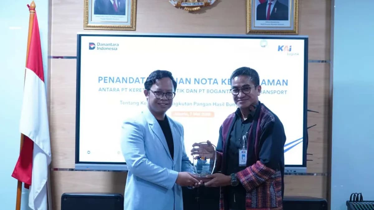 Jajaki Peluang Bisnis Baru Pengiriman Hewan Ternak, KAI Logistik Teken MoU dengan Bogantara
