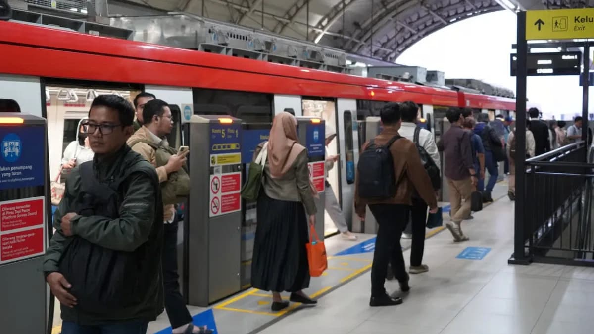 Libur Panjang 14–17 Mei, KAI Operasikan 270 Perjalanan LRT Jabodebek per Hari