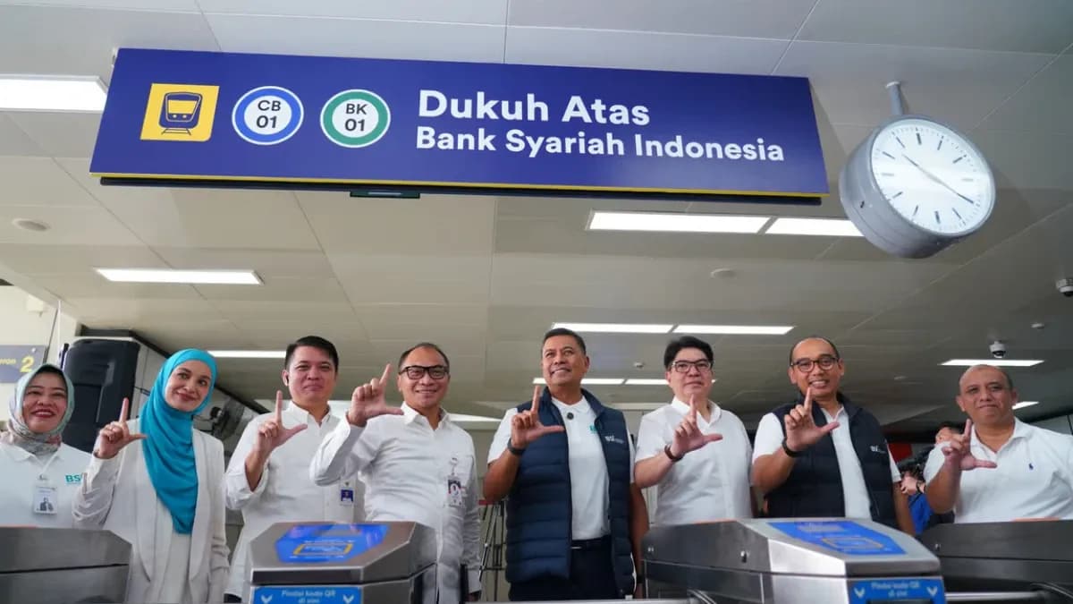 KAI dan BSI Resmikan Kerja Sama Naming Rights Stasiun LRT Jabodebek “Dukuh Atas Bank Syariah Indonesia”