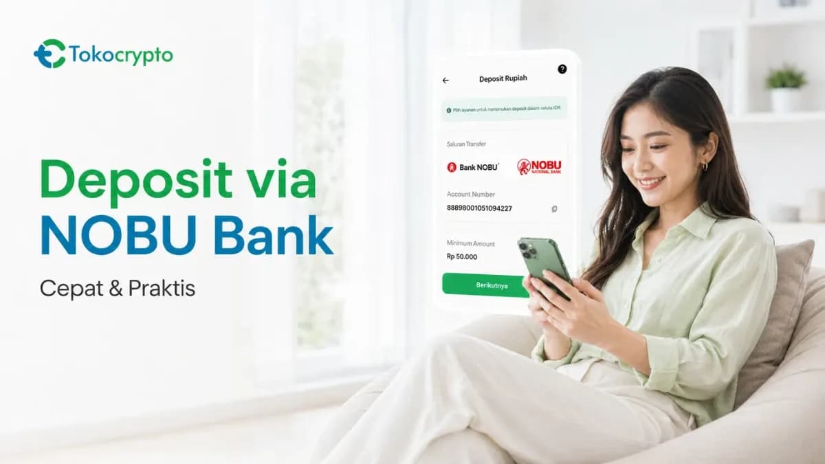 Pasar Kripto Melemah, Tokocrypto Perkuat Akses Deposit Lewat Nobu Bank