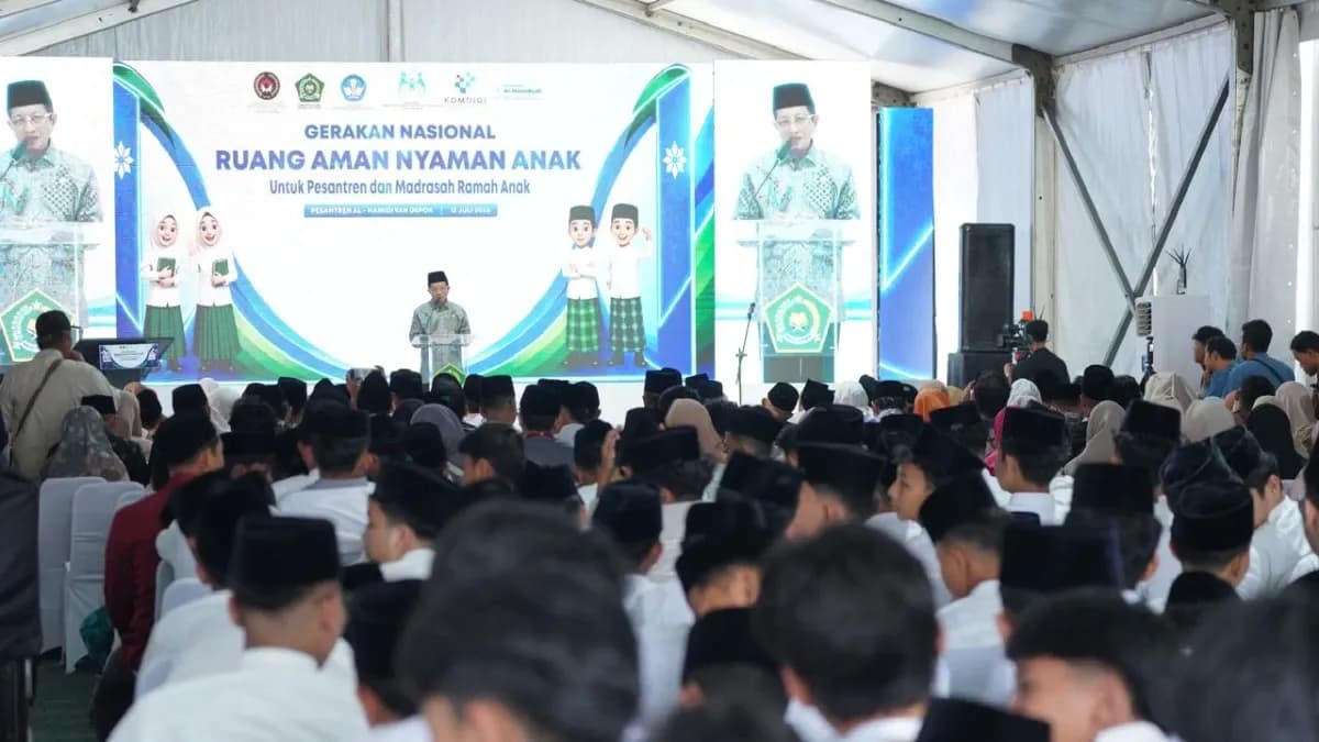 ​Menag Luncurkan Gernas RANA: Pesantren dan Madrasah Harus Jadi Ruang Aman bagi Anak