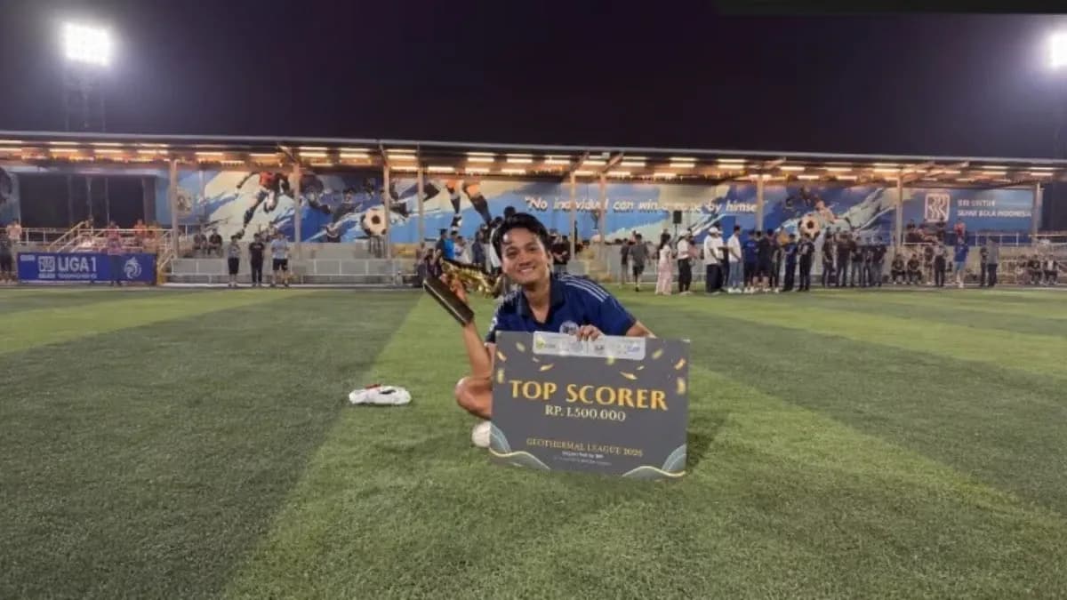 Fajir sebagai Top Scorer Geothermal League 2026, Pekerja BRI Lengkapi Dominasi Gemilang Tim Mini Soccer BRI Region 6