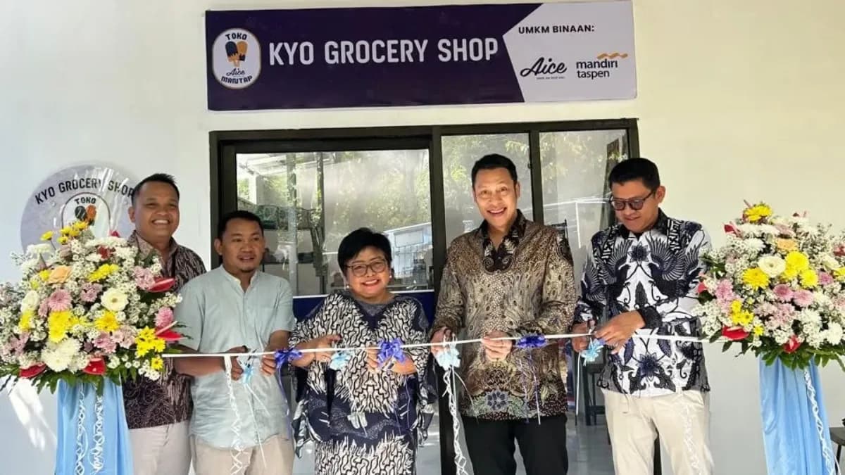 Bank Mandiri Taspen Resmikan Toko Aice Mantap di Manado, Dukung Pensiunan Jadi Wirausaha