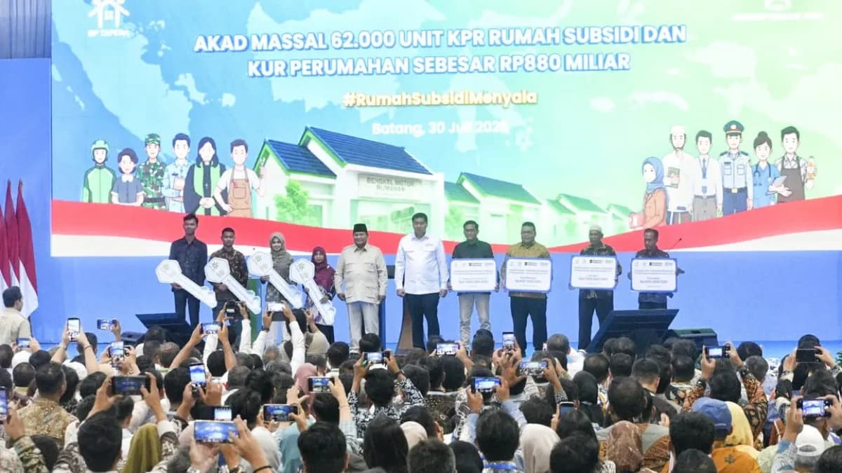 BP Tapera Kembali Toreh Sejarah, Akad Massal 62.710 KPR Sejahtera FLPP Bersama Presiden RI di Kabupaten Batang