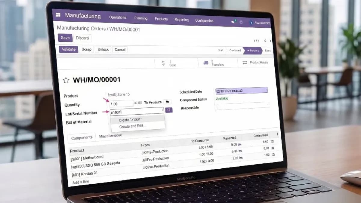 Odoo ERP Membantu Manufaktur Mengontrol Produksi hingga Laporan Keuangan