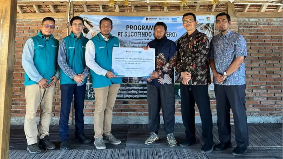SINERGI SUCOFINDO-SUKAWA EDUPARK: WUJUDKAN PUSAT PETERNAKAN BERKELANJUTAN DARI HULU HINGGA HILIR