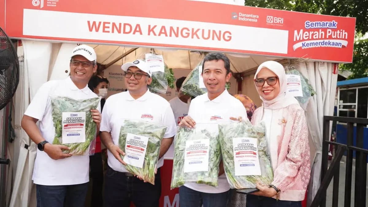 UMKM Binaan BRI Region 6 Antusias Ramaikan Festival Semarak Merah Putih di Pasar Malaka Rorotan