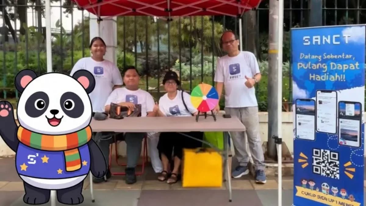 Sosial Media Baru untuk Sahabat Terdekat: Sanct Resmi Buka Closed Beta di Car Free Day Senayan
