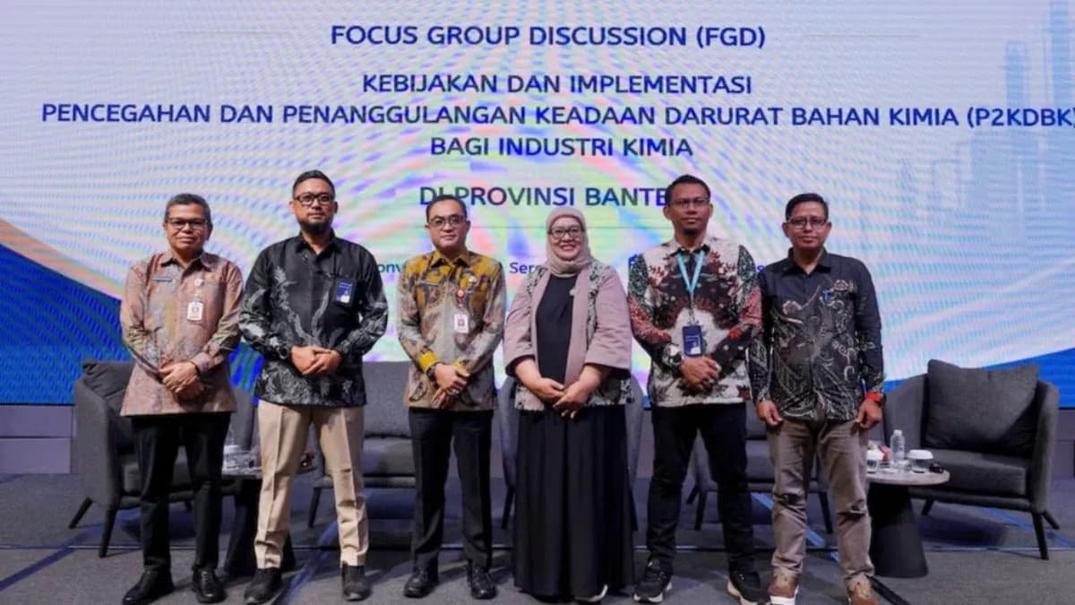 SUCOFINDO – Disperindag Banten Perkuat Sinergi Pencegahan dan Penanggulangan Keadaan Darurat Bahan Kimia