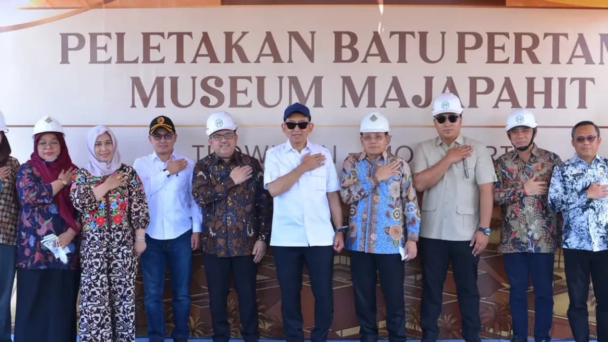 PTPP Mulai Pembangunan Museum Majapahit, Usung Konsep Ramah Lingkungan dan Berkelanjutan