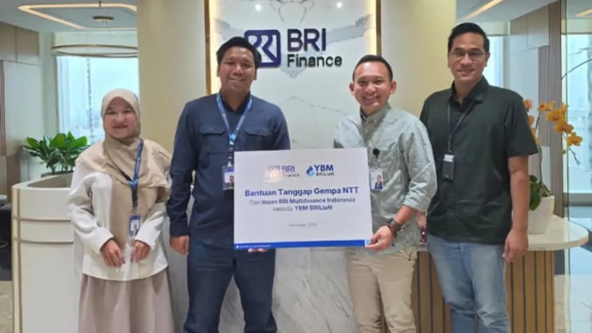 BRI Finance Gandeng YBM BRILiaN Salurkan Bantuan Kemanusiaan bagi Masyarakat Terdampak Gempa NTT
