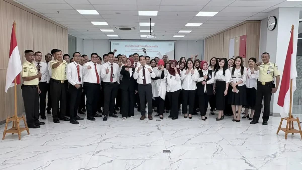 BRI BO Kelapa Gading Peringati Hari Kesaktian Pancasila dengan Khidmat dan Penuh Semangat Kebangsaan