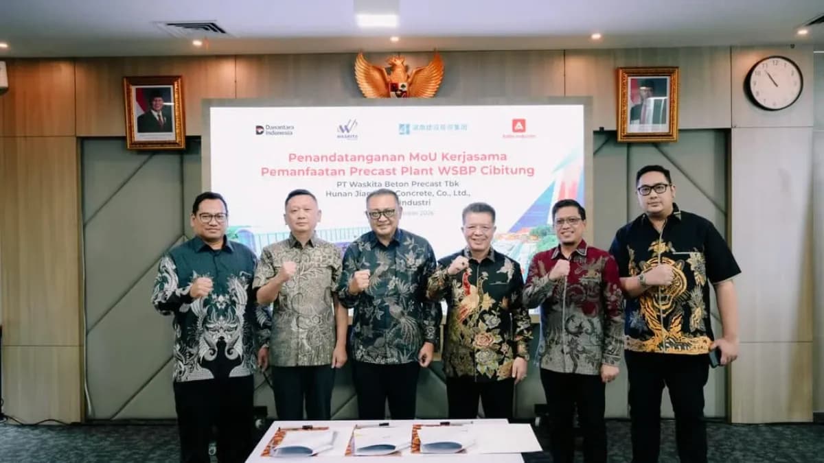 Waskita Beton Precast Optimalkan Aset melalui Kerja Sama Pemanfaatan Precast Plant WSBP Cibitung