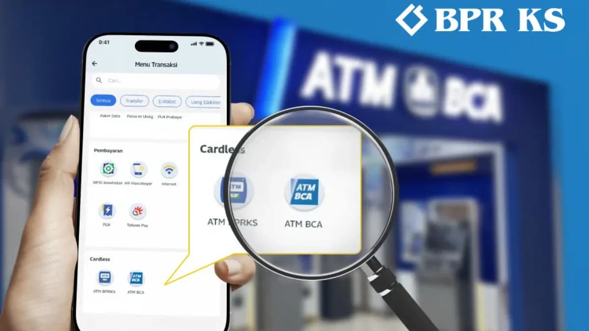 Cara Tarik Tunai Tanpa Kartu di ATM BCA Lewat Mobile Banking KSku