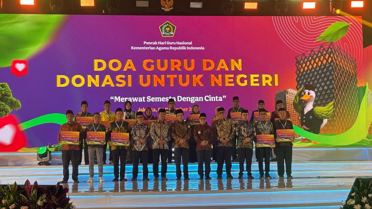 Kemenag Umumkan Peraih Anugerah GTK pada Puncak HGN 2025, Berikut Daftarnya!