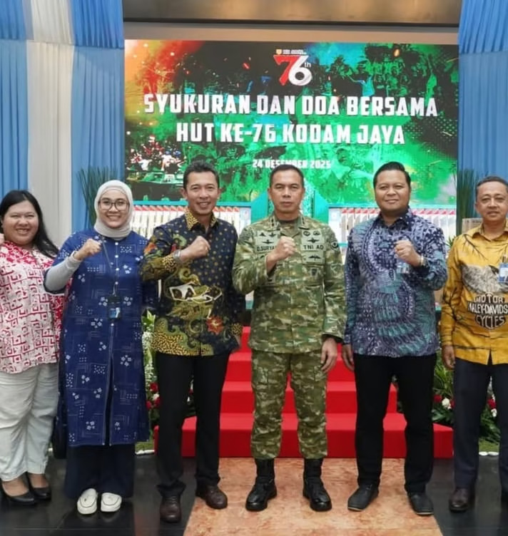 BRI Region 6/Jakarta 1 Hadir dan Berpartisipasi dalam Peringatan HUT Kodam Jaya ke-76